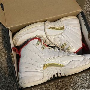 Size 5 Red & white Chinese edition Retro Jordan 12